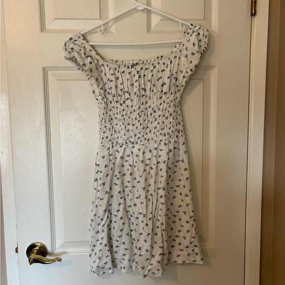 Blue flower dress - Picture 2 of 3